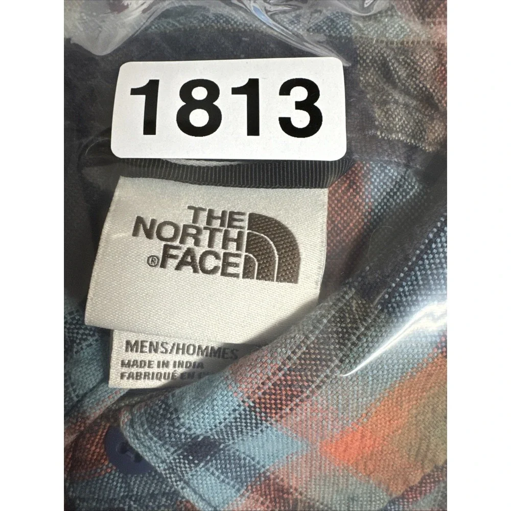 The North Face Shirt Mens Medium Plaid Hayden Pass Button Down Outdoors Hiking